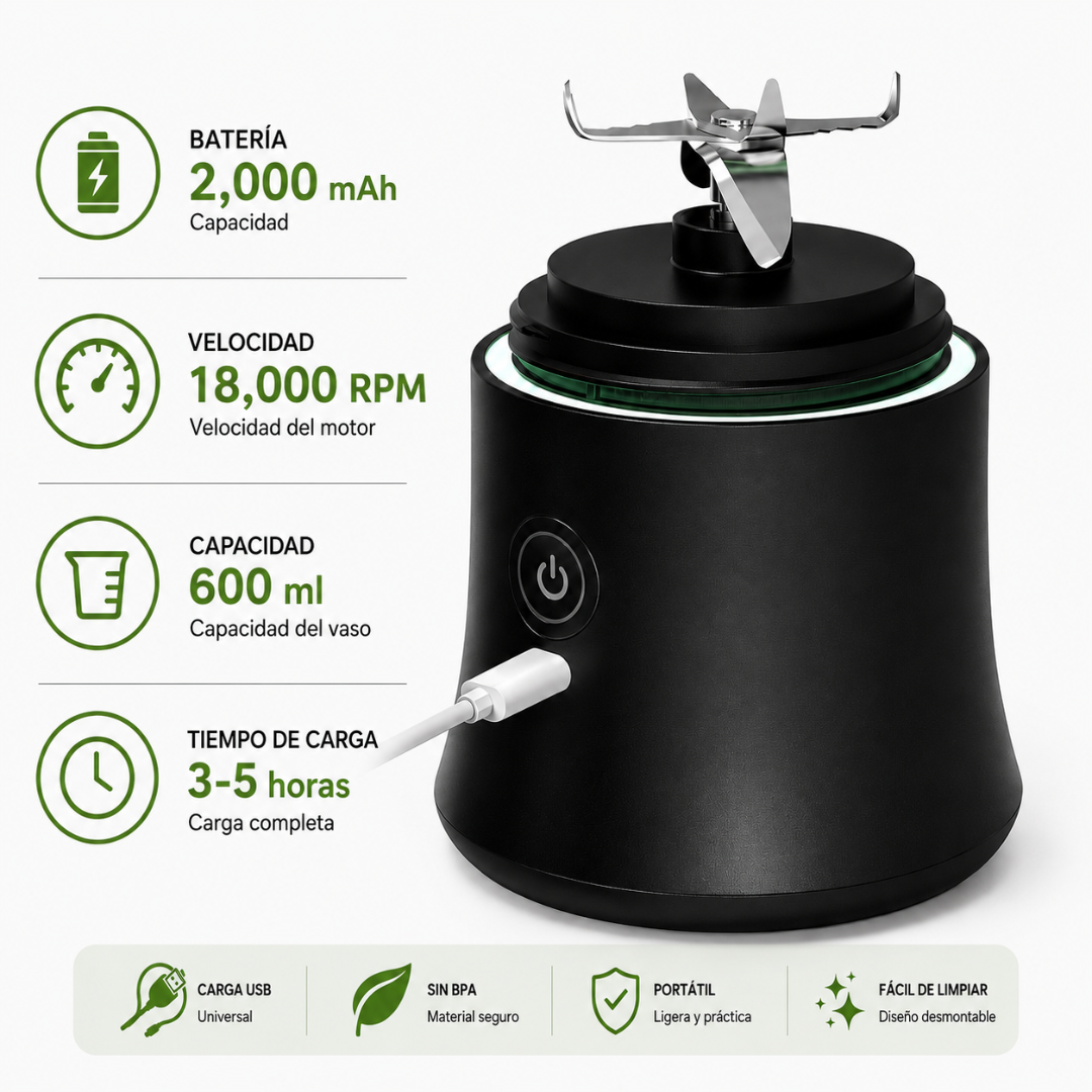 BlendGo™ | Licuadora Portátil